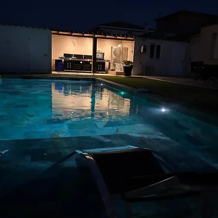 Avec Piscine 10x5m A Narbonne- 6 Personnes - 3 - Climatisation