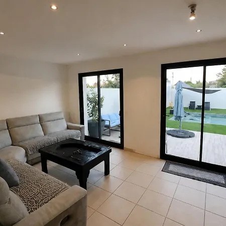 Avec Piscine 10x5m A Narbonne- 6 Personnes - 3 - Climatisation Villa *