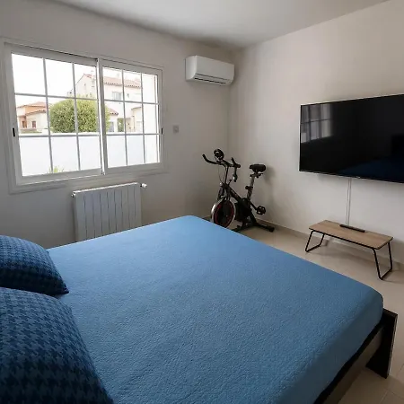 Villa Avec Piscine 10x5m A Narbonne- 6 Personnes - 3 - Climatisation