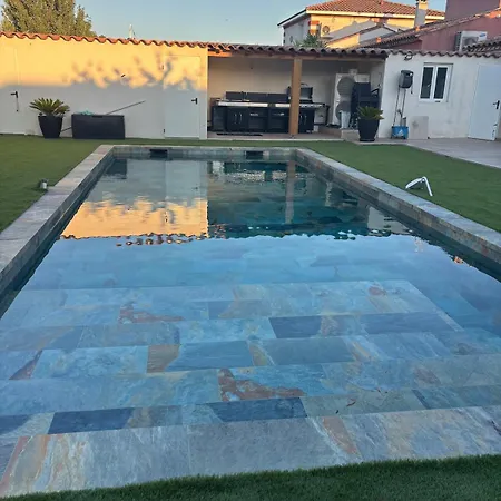 Avec Piscine 10x5m A Narbonne- 6 Personnes - 3 - Climatisation Villa Narbona
